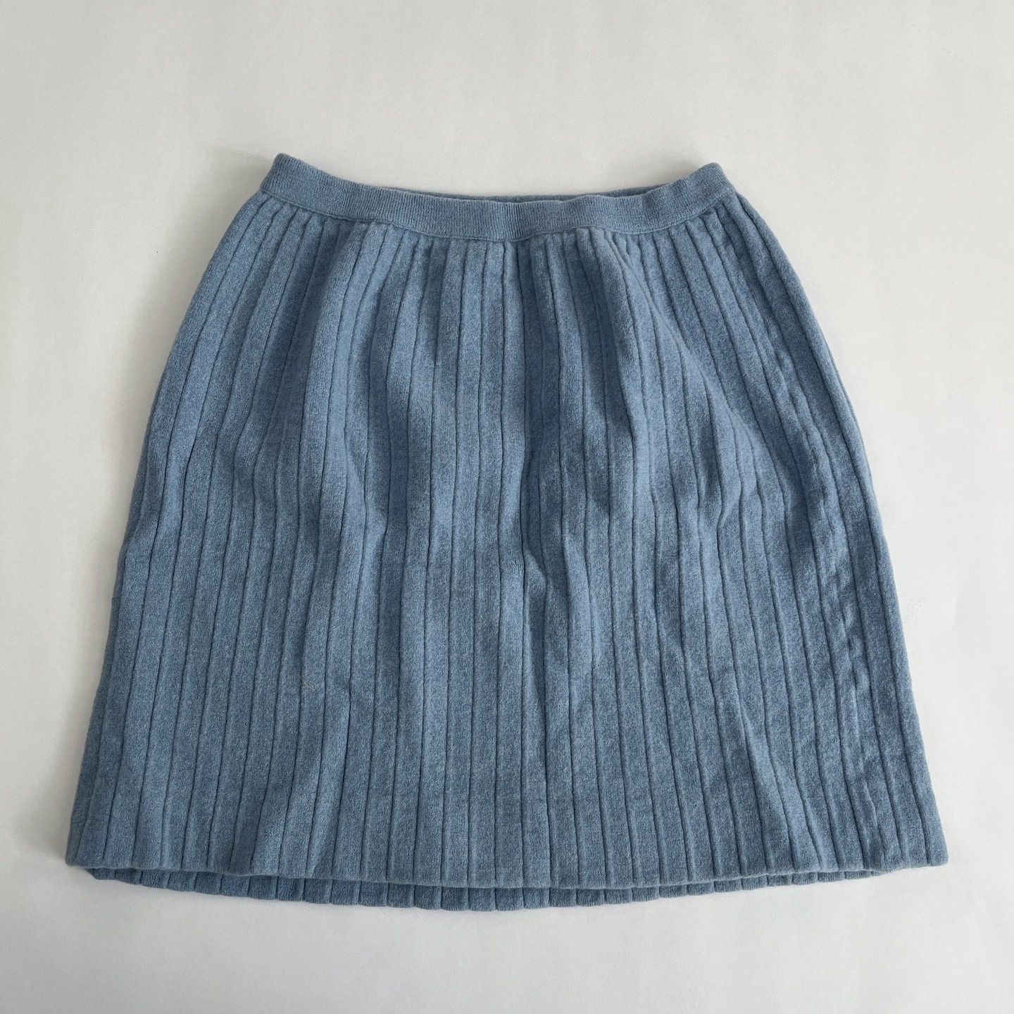 Blue Knit skirt