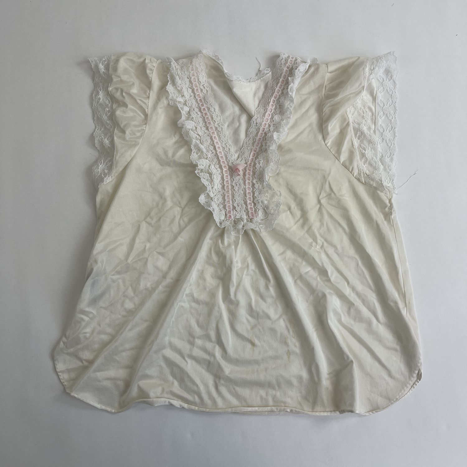 Cream Lacy Baby Blouse