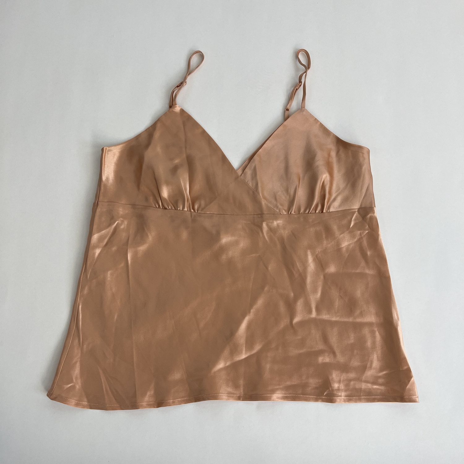 Peach Silk Camisole