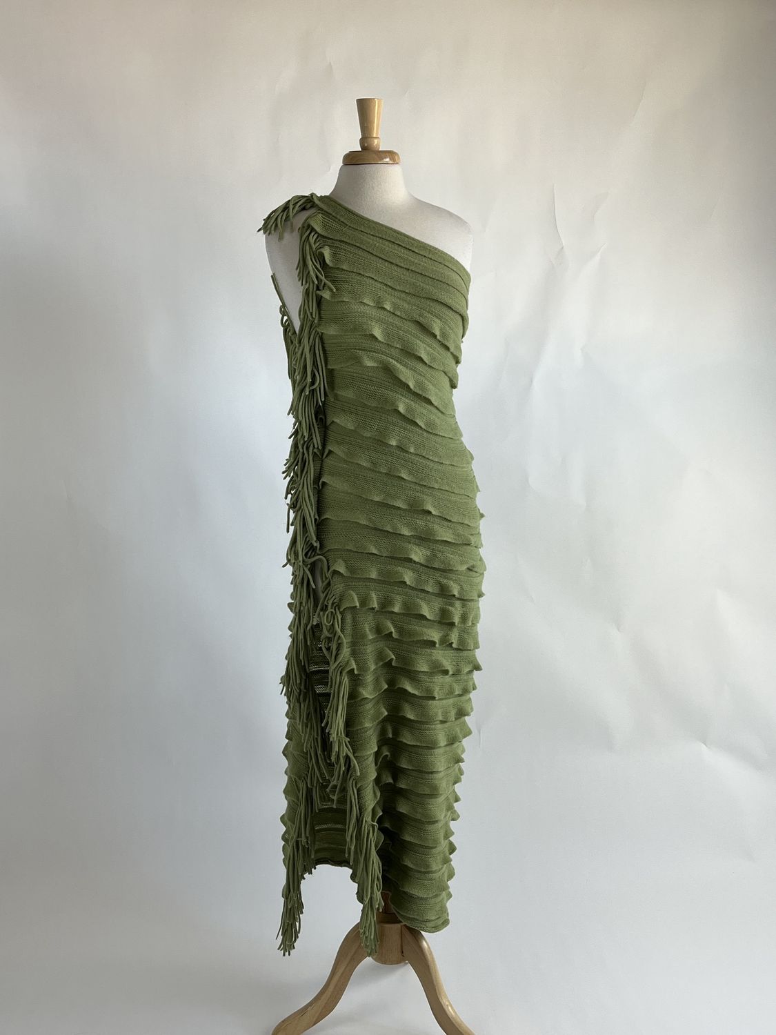 Green Ruffle Mermaid Dress