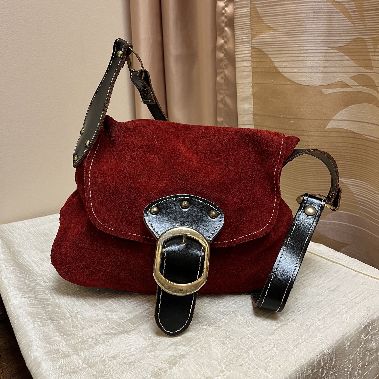 Red Leather Bag