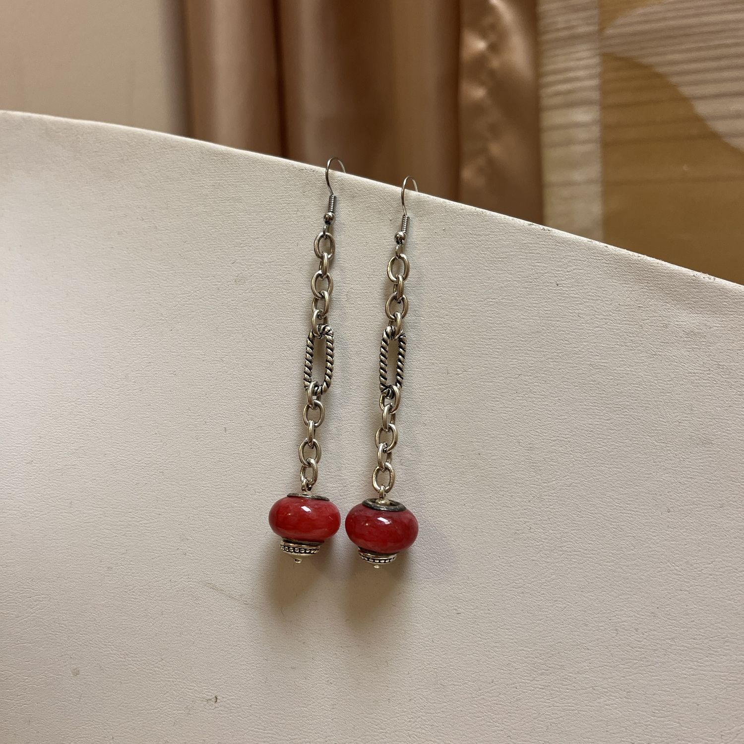Red Lantern Earrings