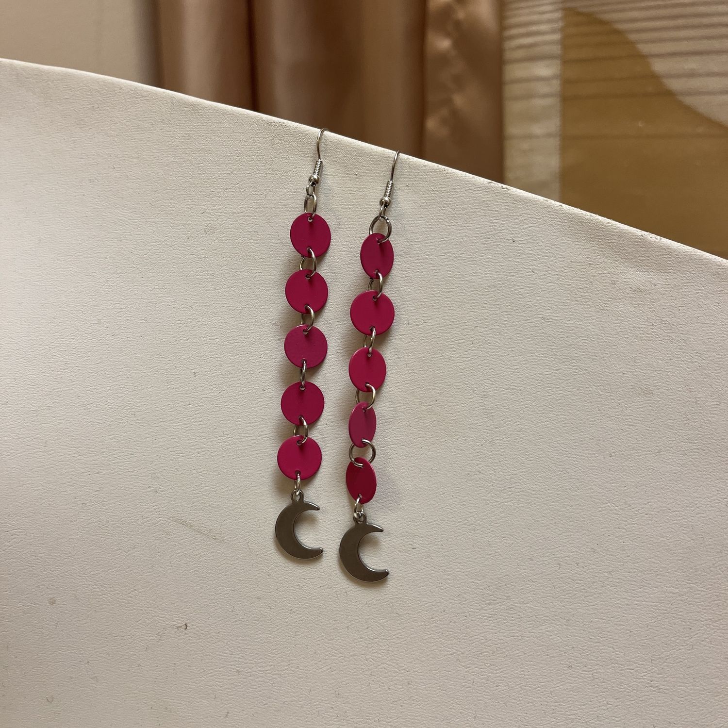 Pink Moon Earrings