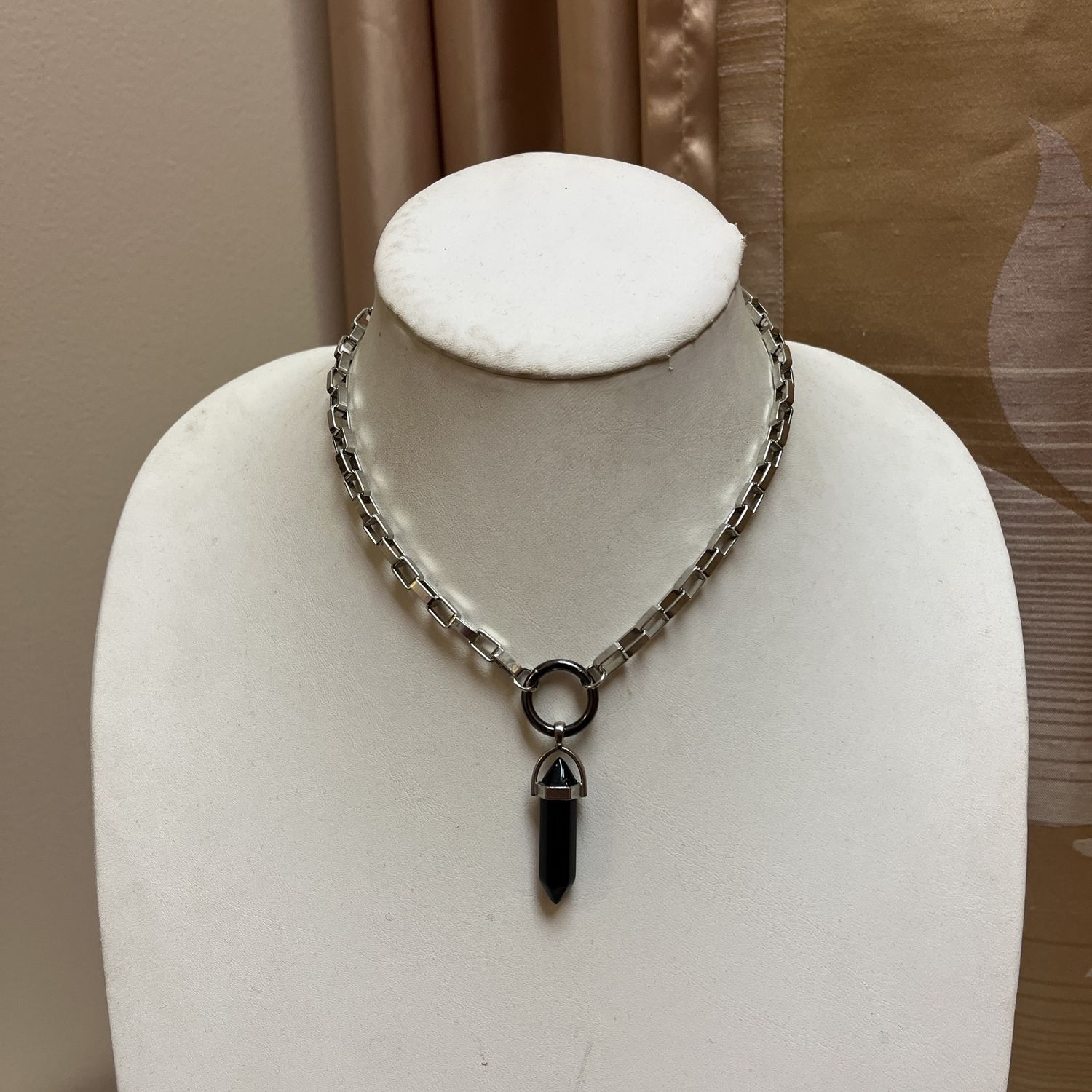 Black Stone Necklace