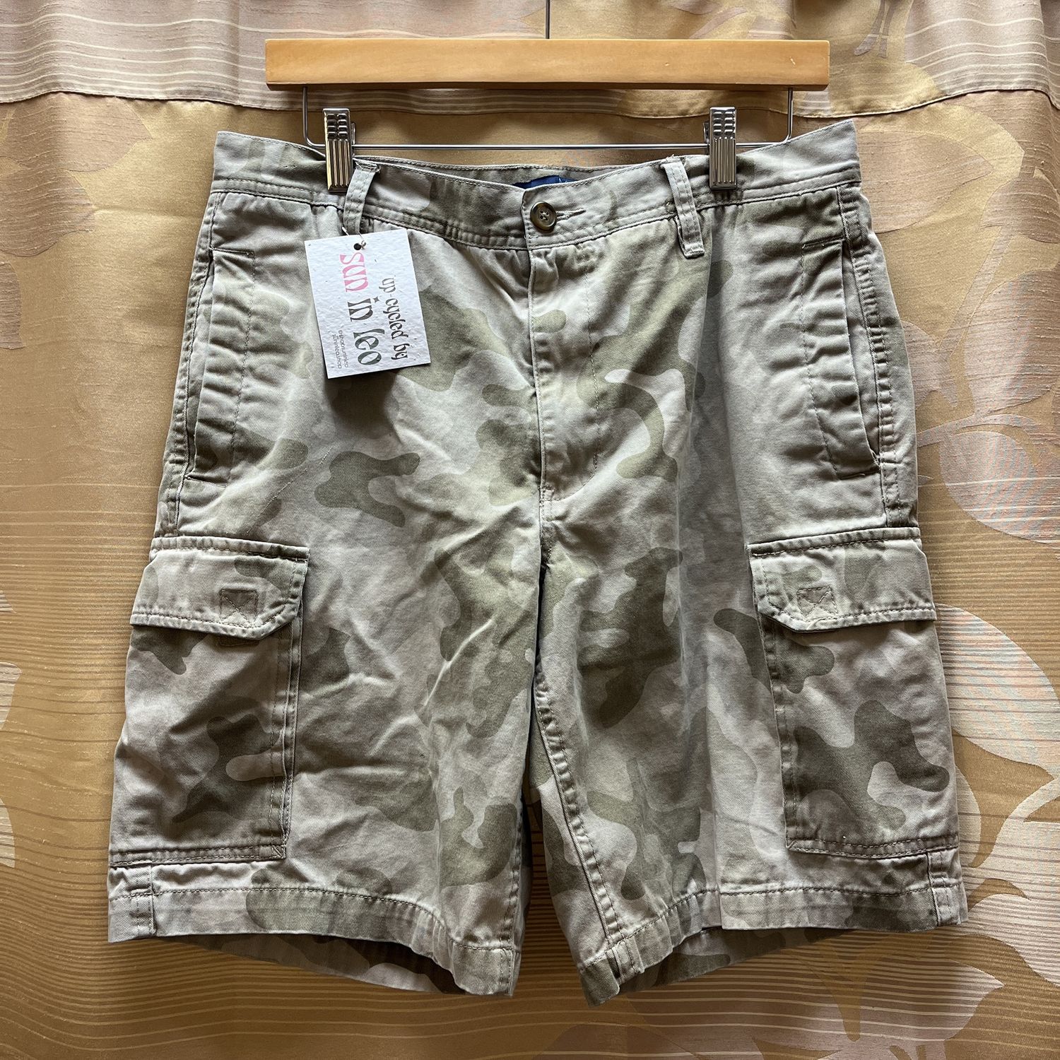 Light Camo Cargo Jorts