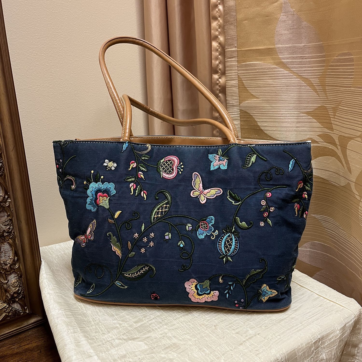 Blue Butterfly Bag