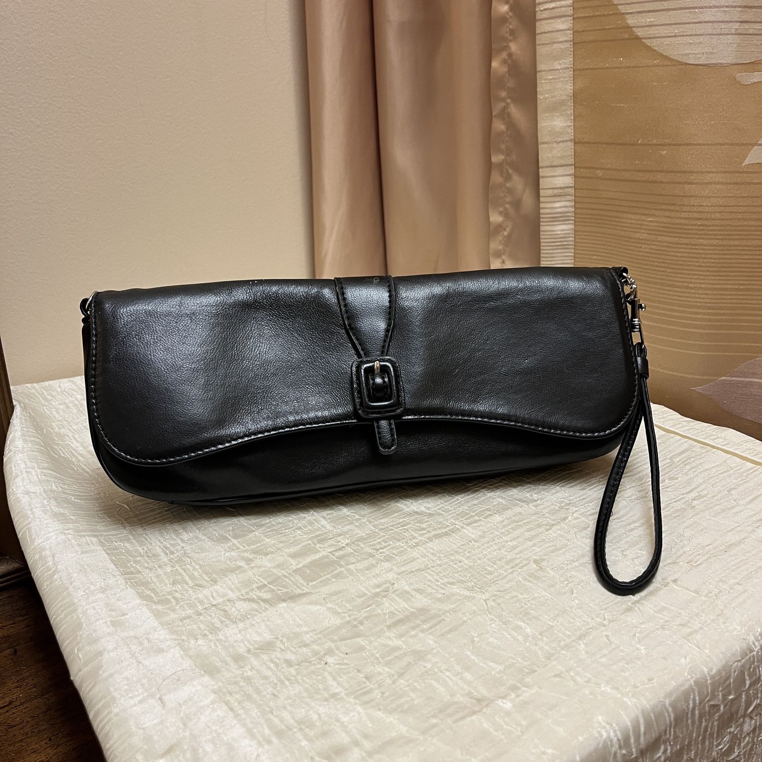 Black Wristlet Bag