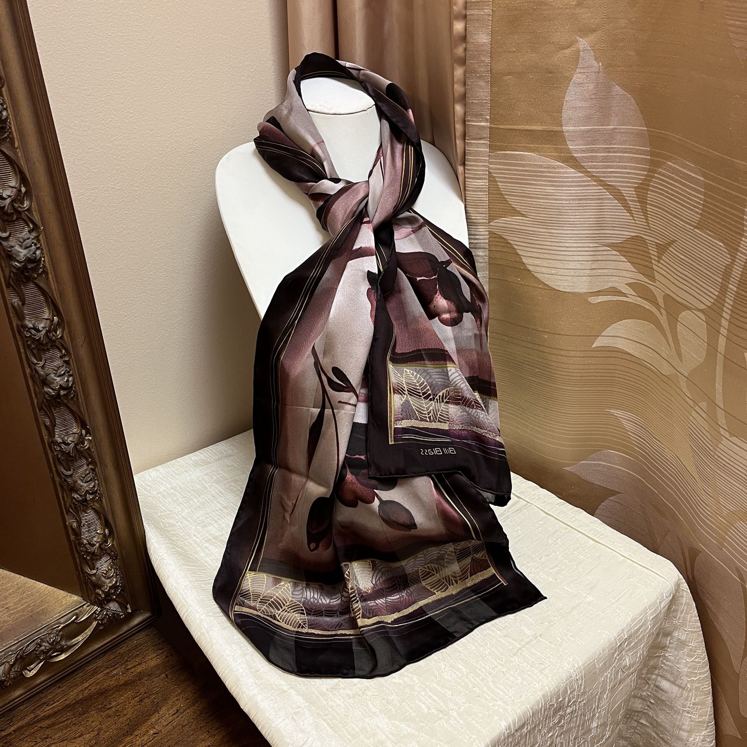 Deep Purple Tulip Scarf