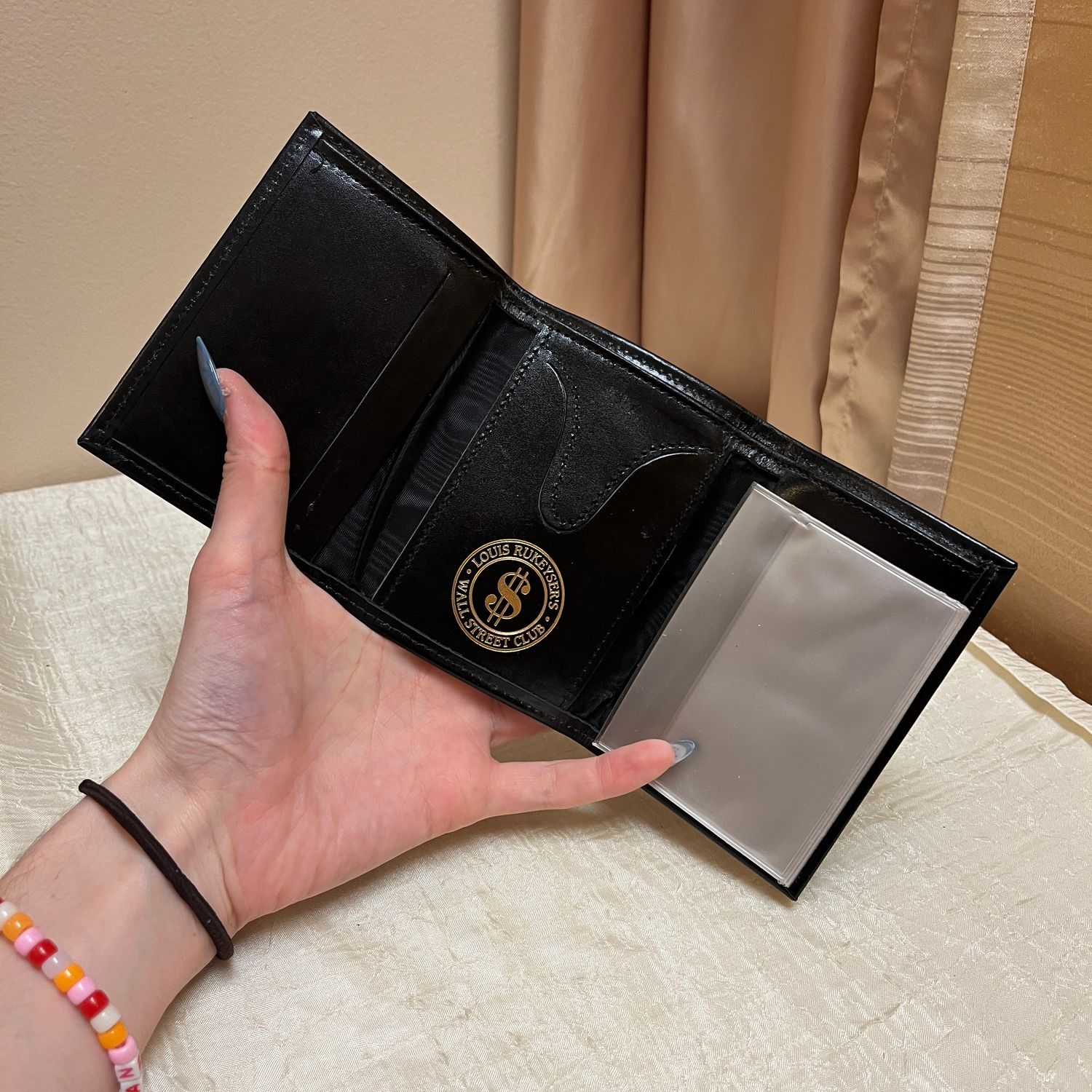 Black Trifold Wallet