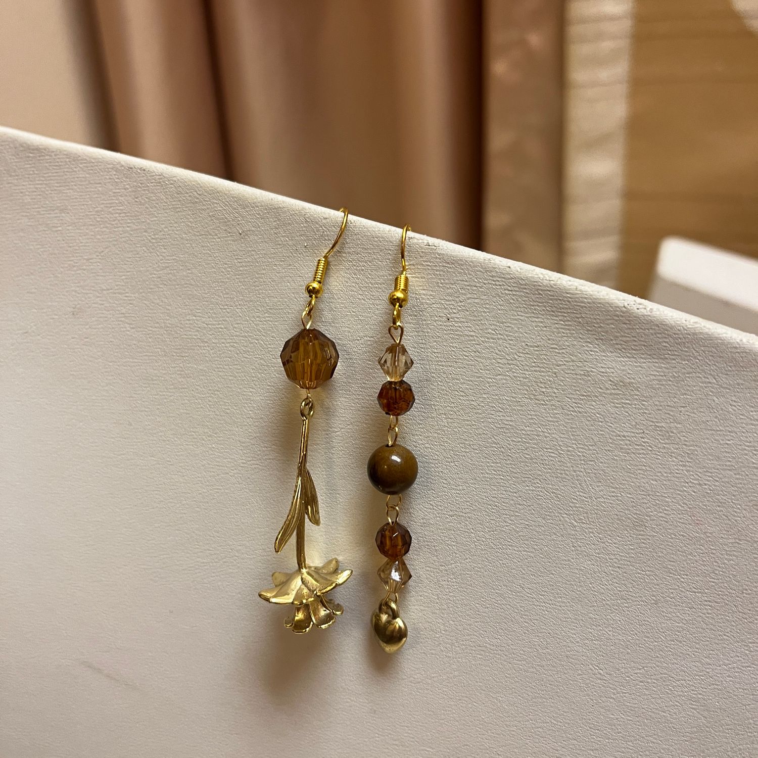 single flower earring