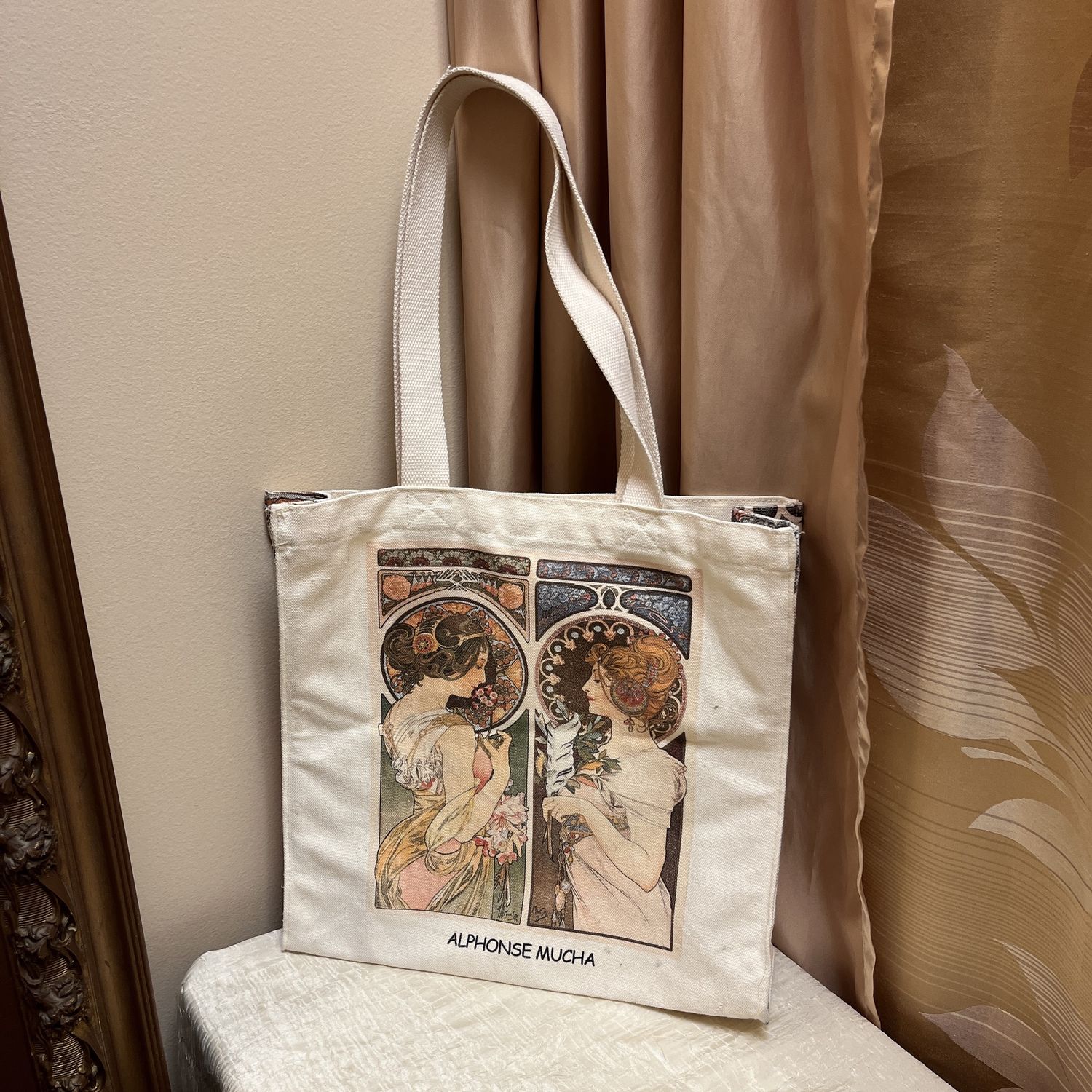 Alphonse Mucha Tote Bag