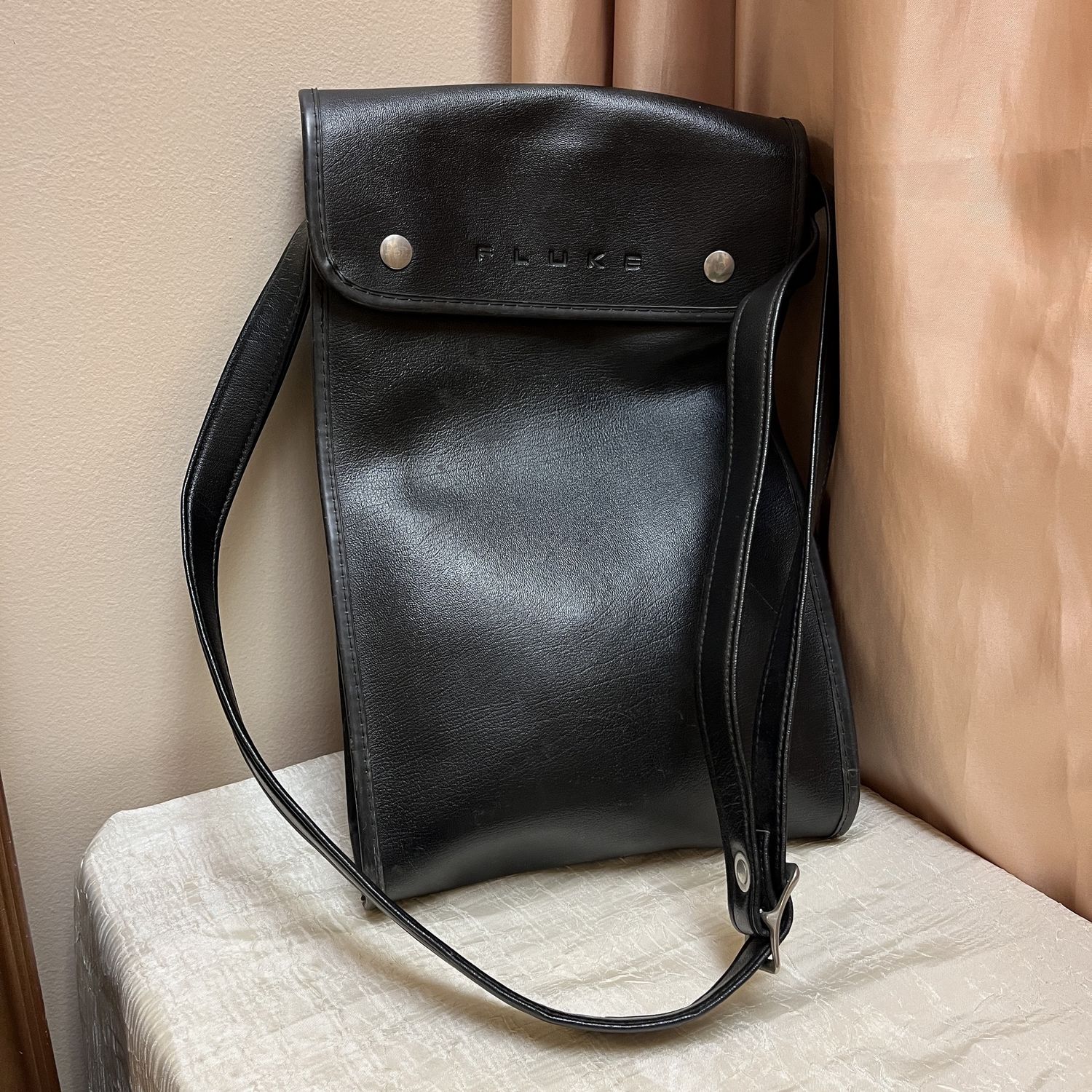 Long Black Saddle Bag