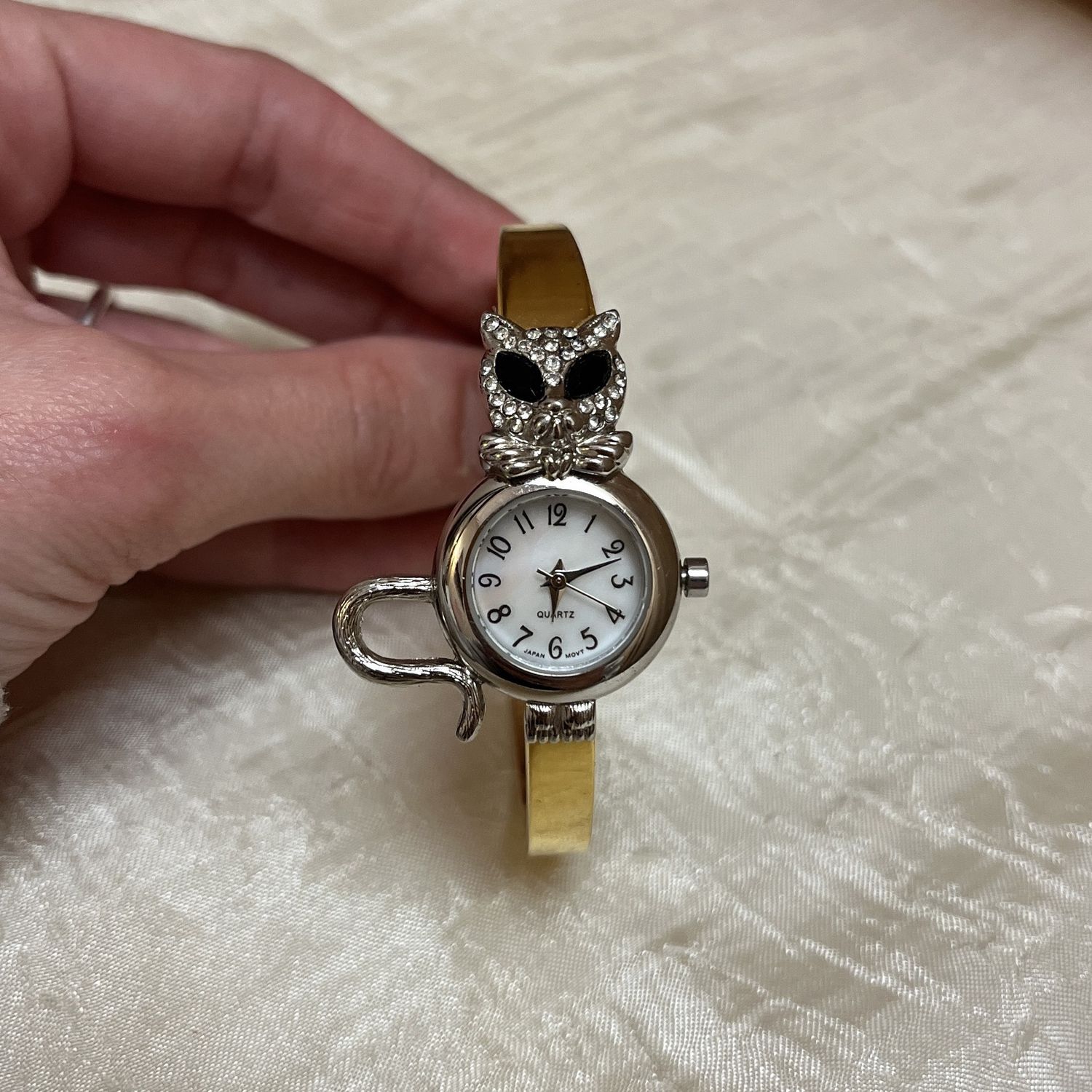 Kitty Cuff Watch