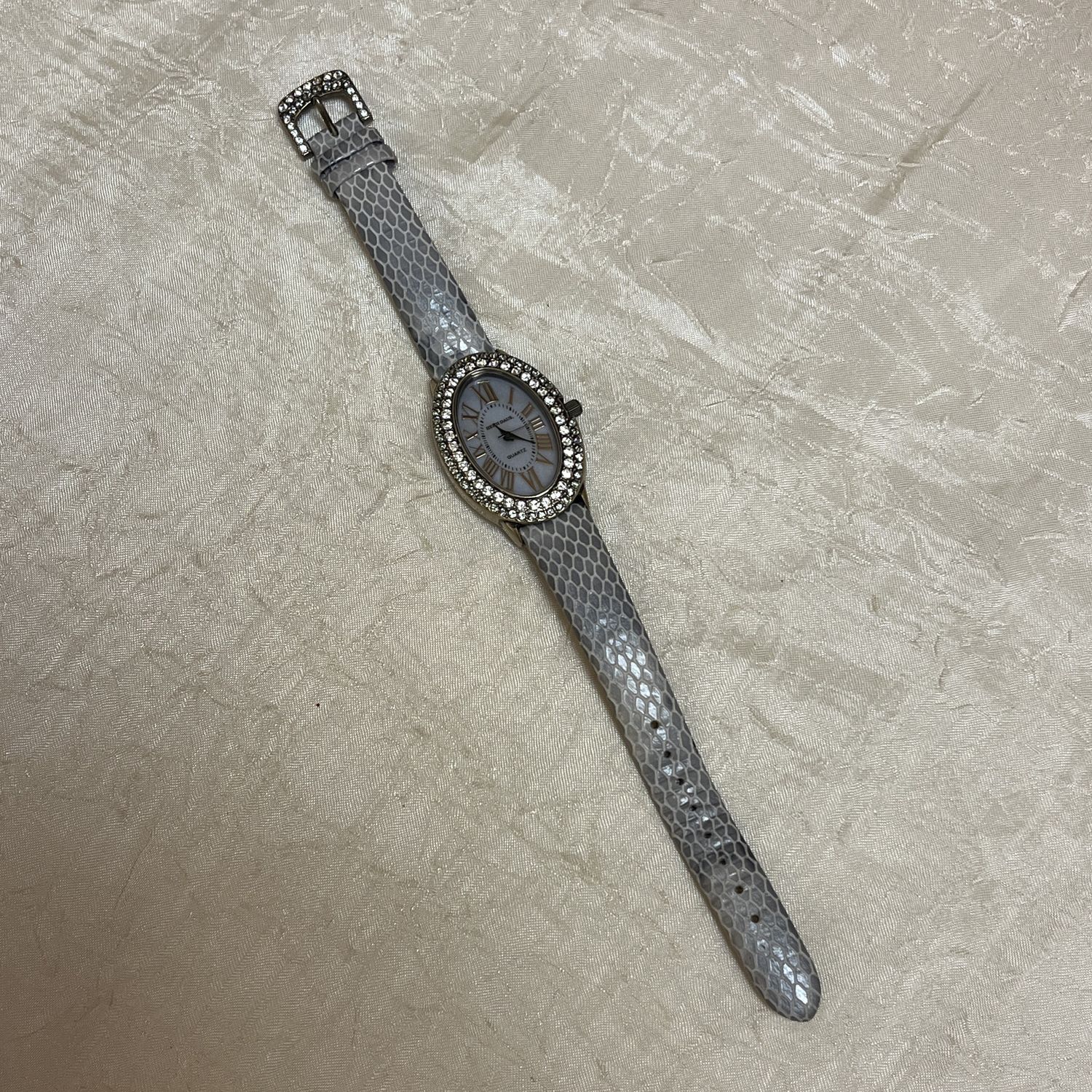 Grey Snake Skin Watch