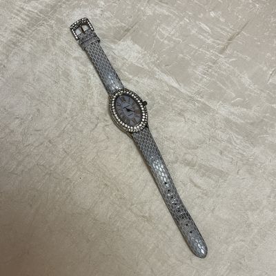 Grey Snake Skin Watch