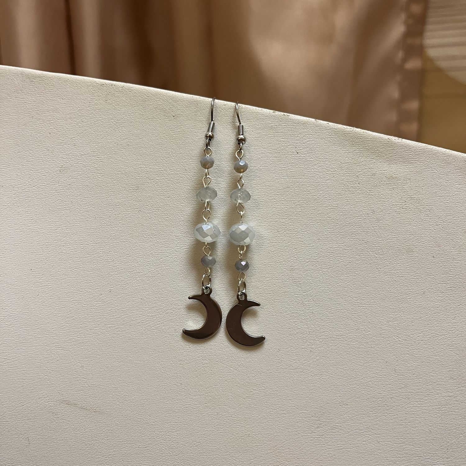 Crystal Moon Earrings