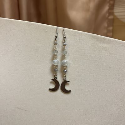 Crystal Moon Earrings