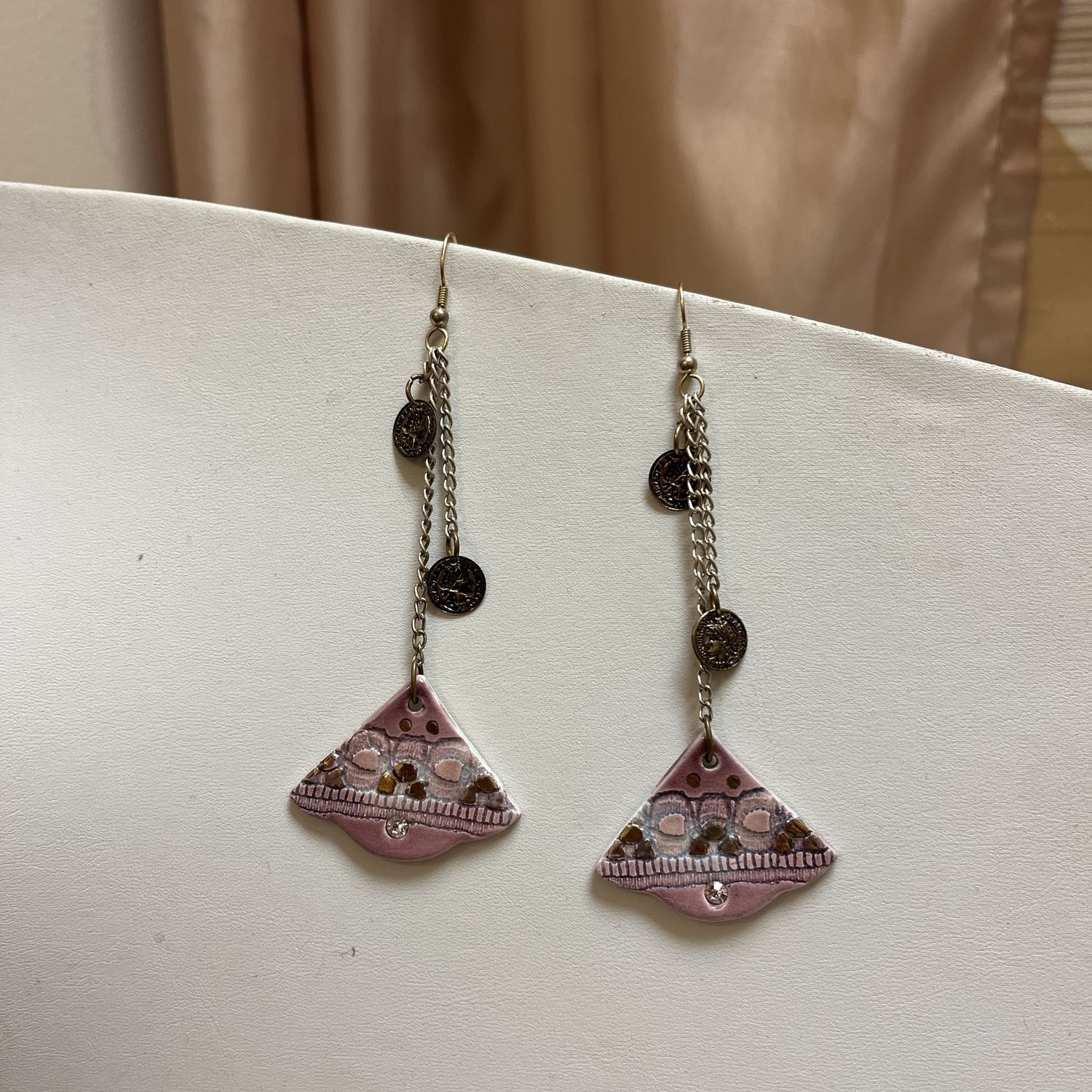 Clay Coin Earrings