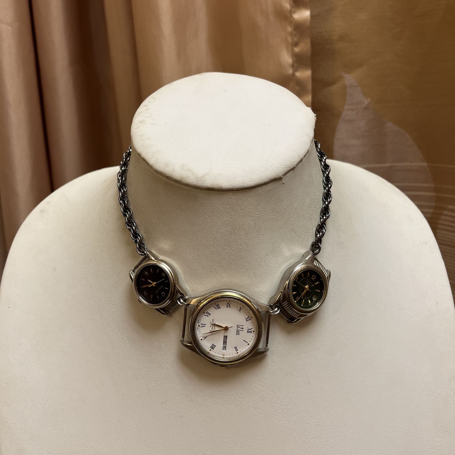 Triple Watch Necklace