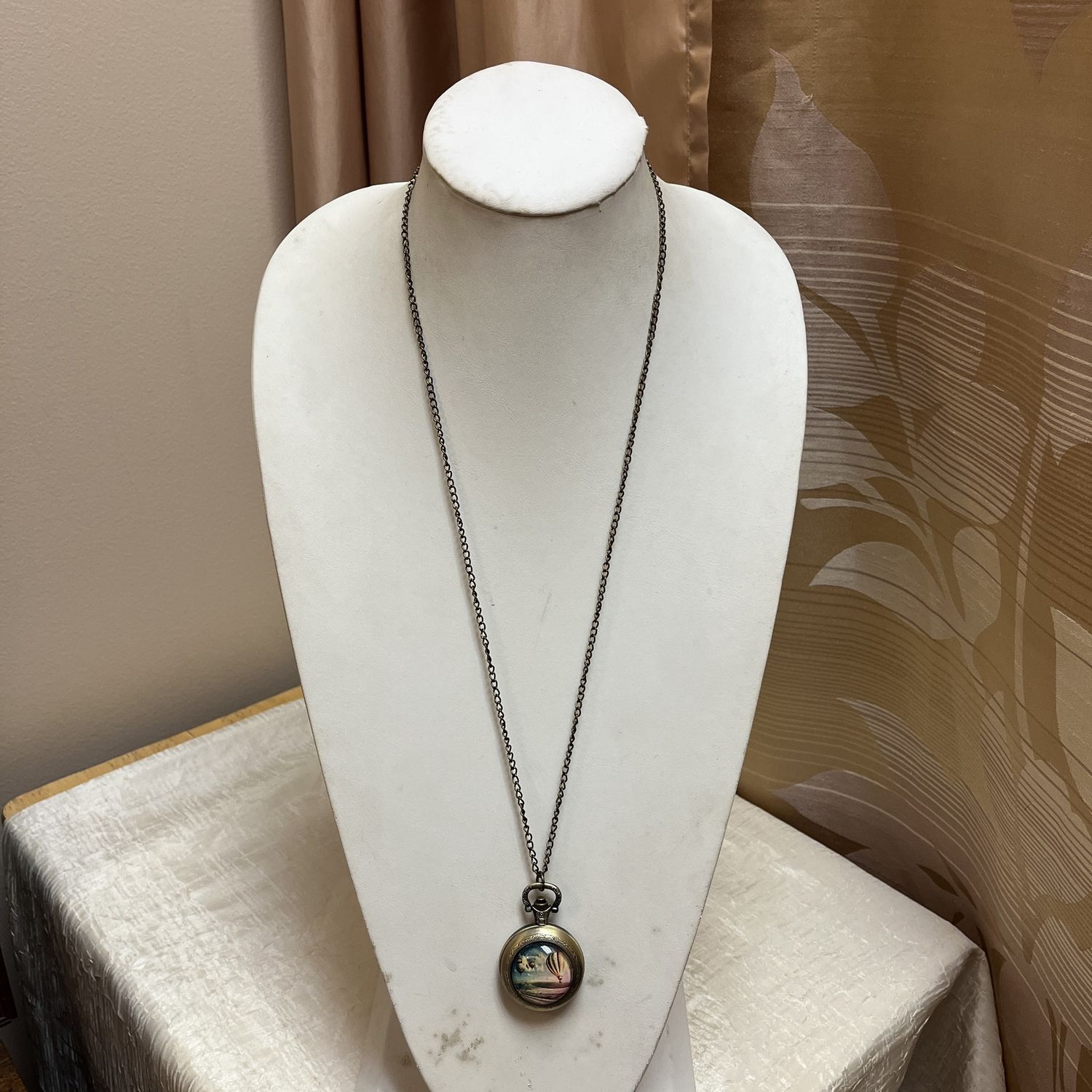 Hot Air Balloon Watch Neckalce