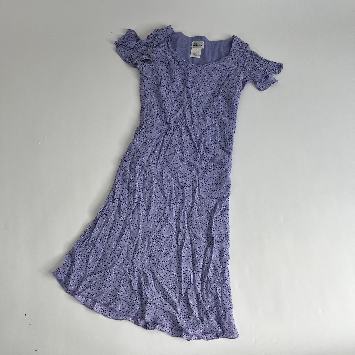Purple Polka Dot Dress