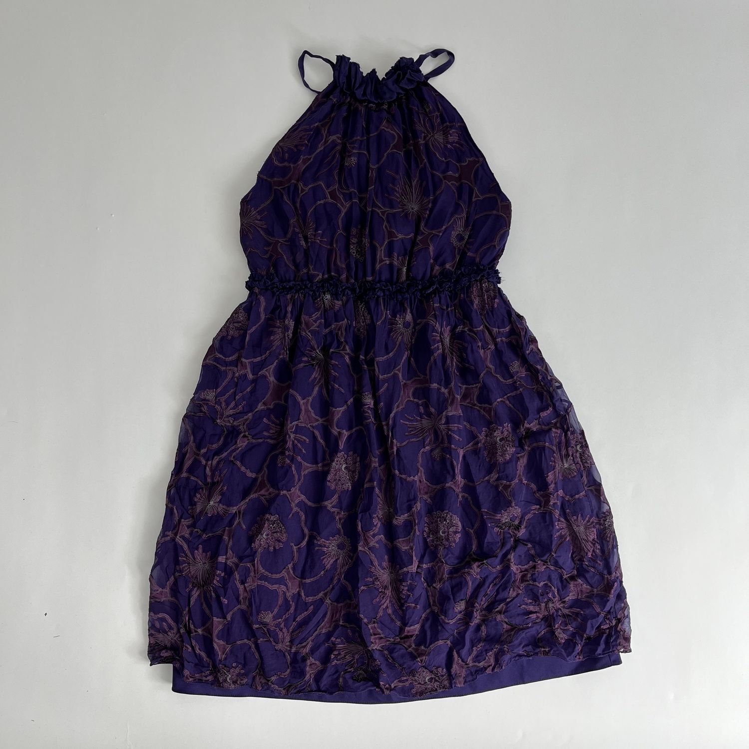 Purple Floral Dress