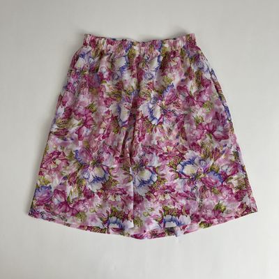 Pink Floral Shorts