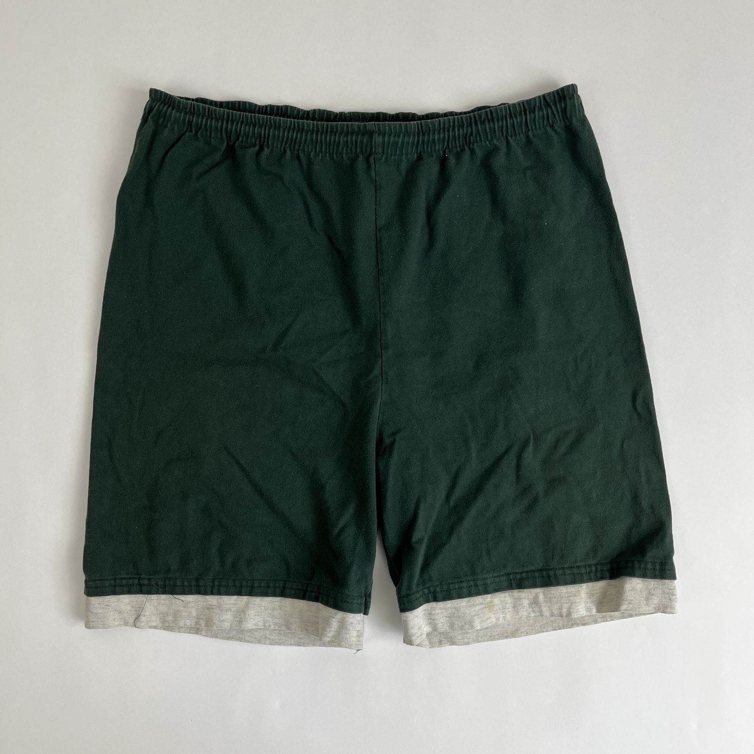 Green Layered Shorts