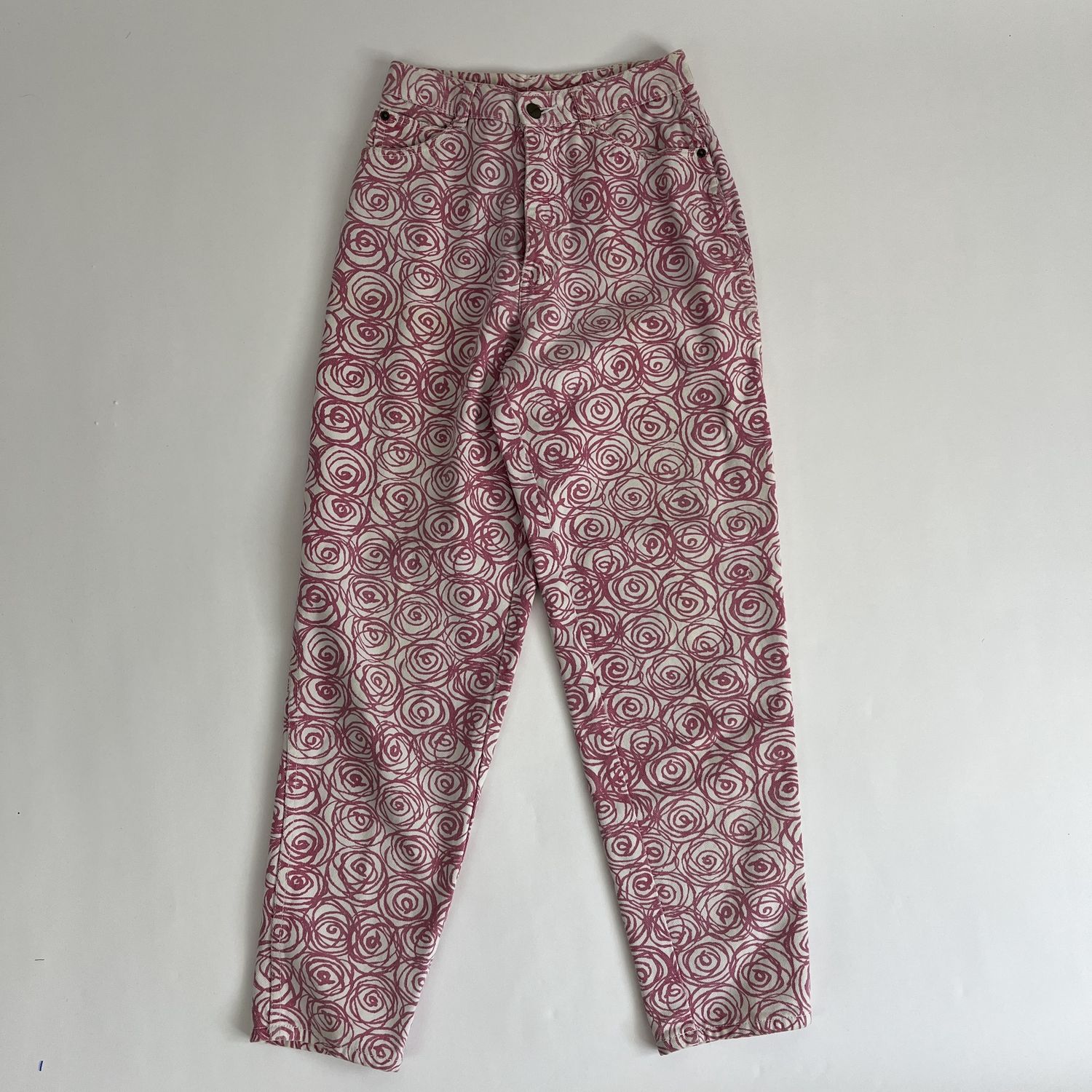 Pink Swirl Jeans