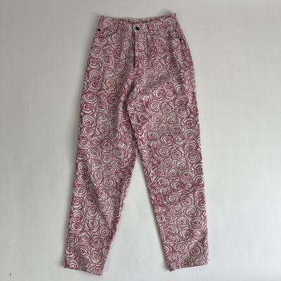 Pink Swirl Jeans