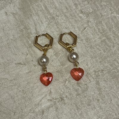 Gold Hoop Lover Earrings