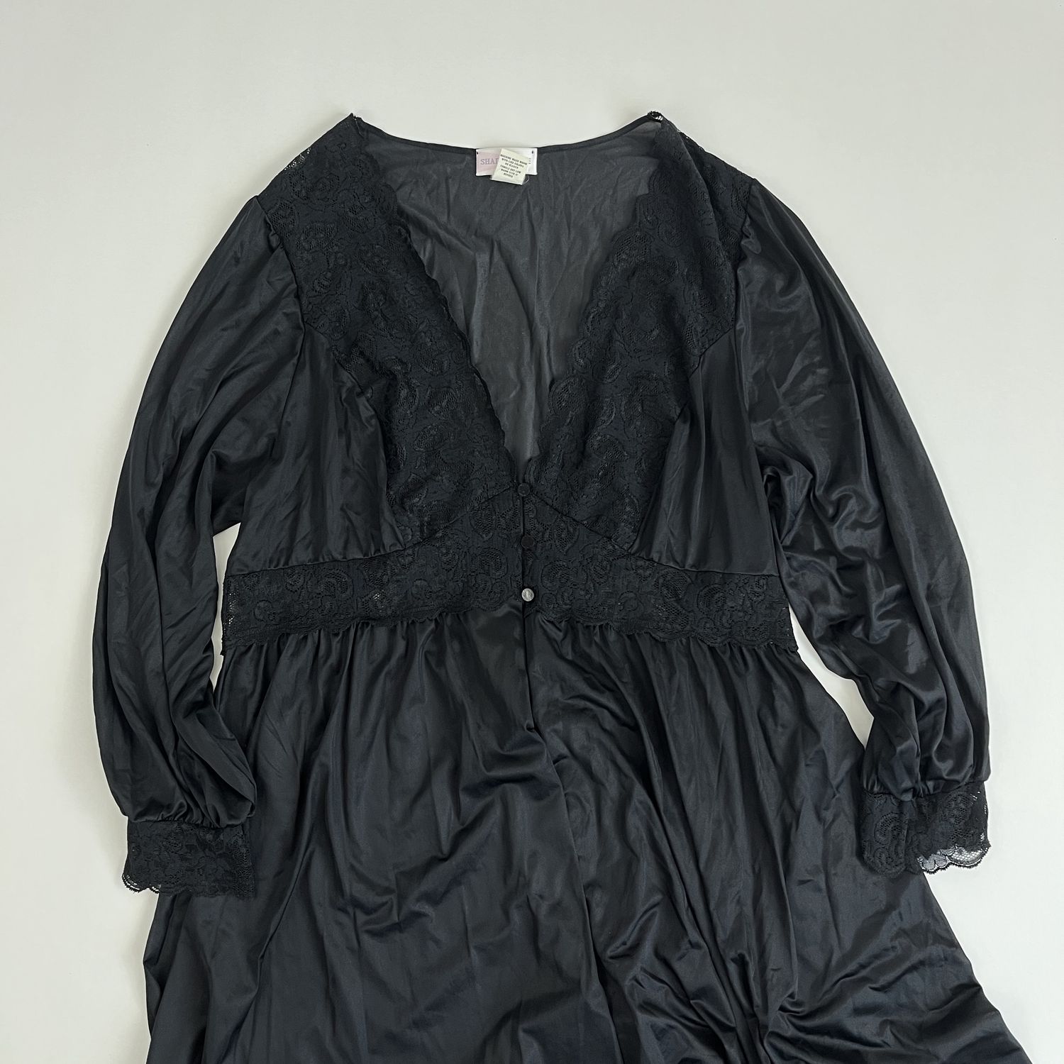 Black Lace Robe