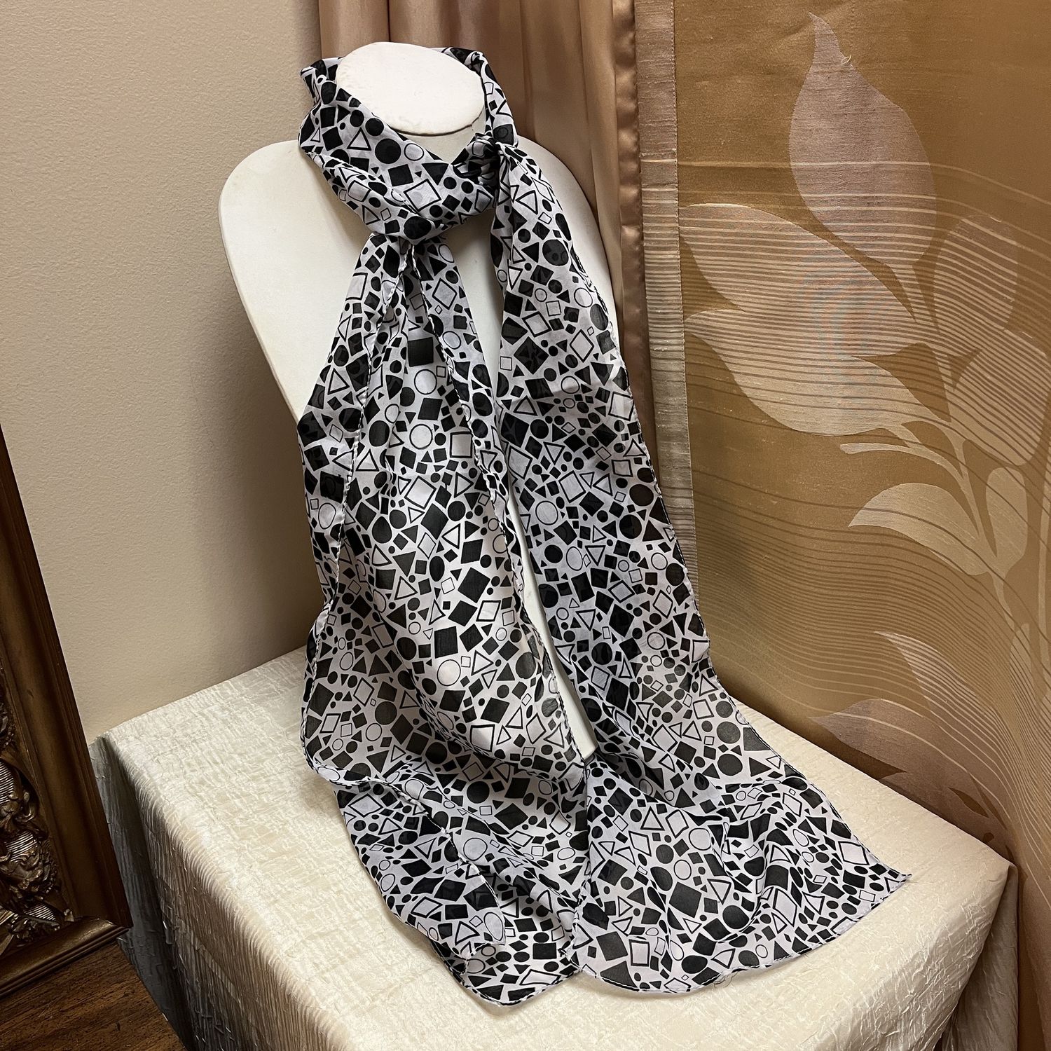 Black New Wave Scarf