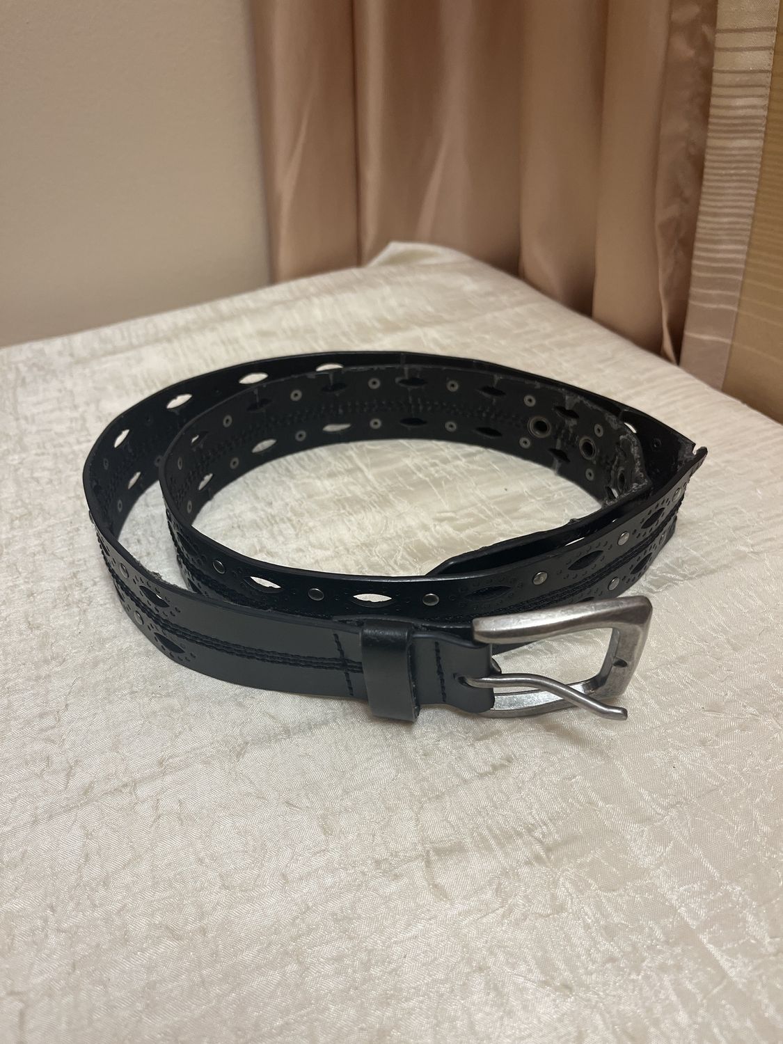 Leather Eyelet Belt