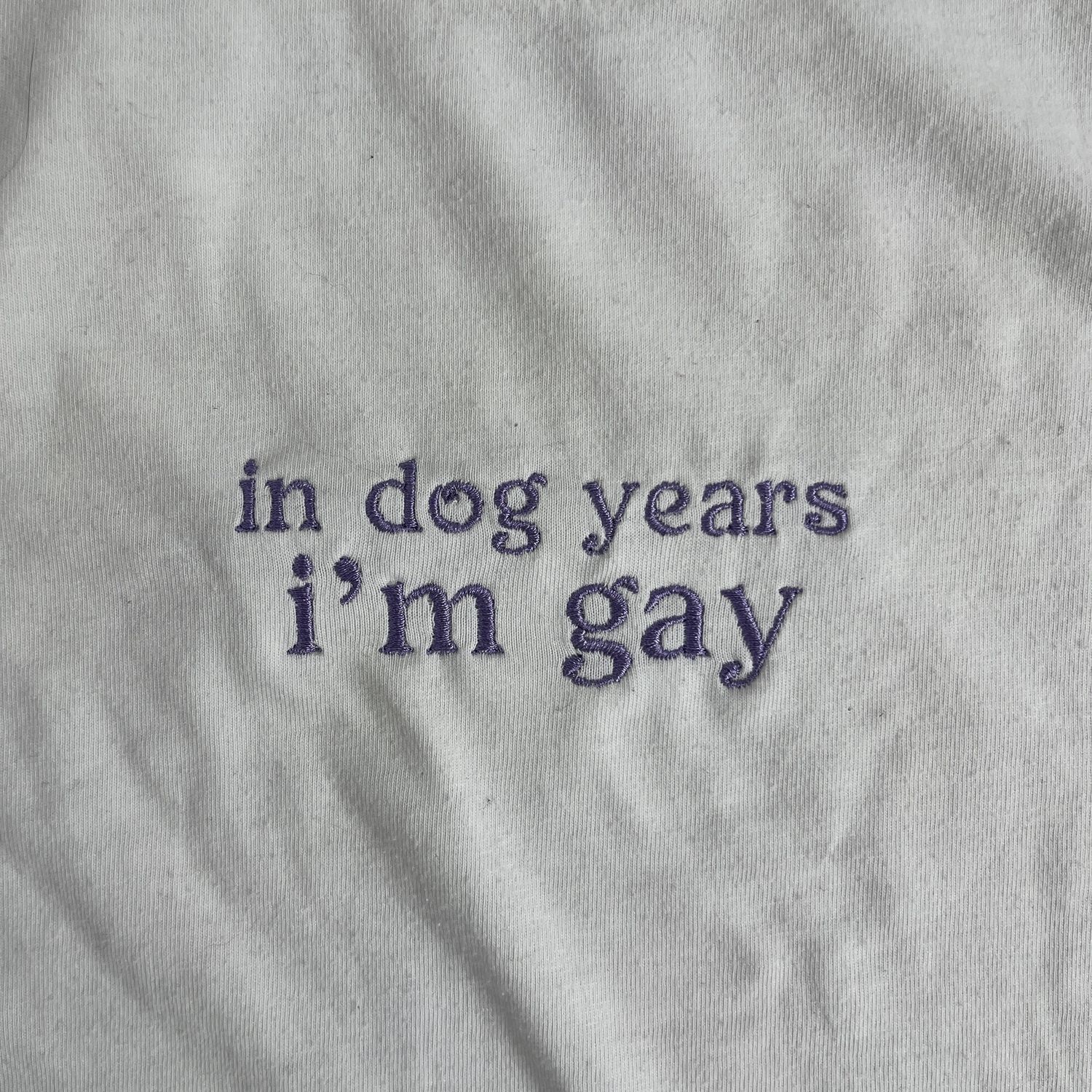 Dog Years Embroidery