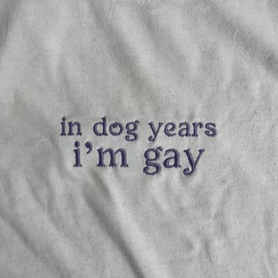 Dog Years Embroidery