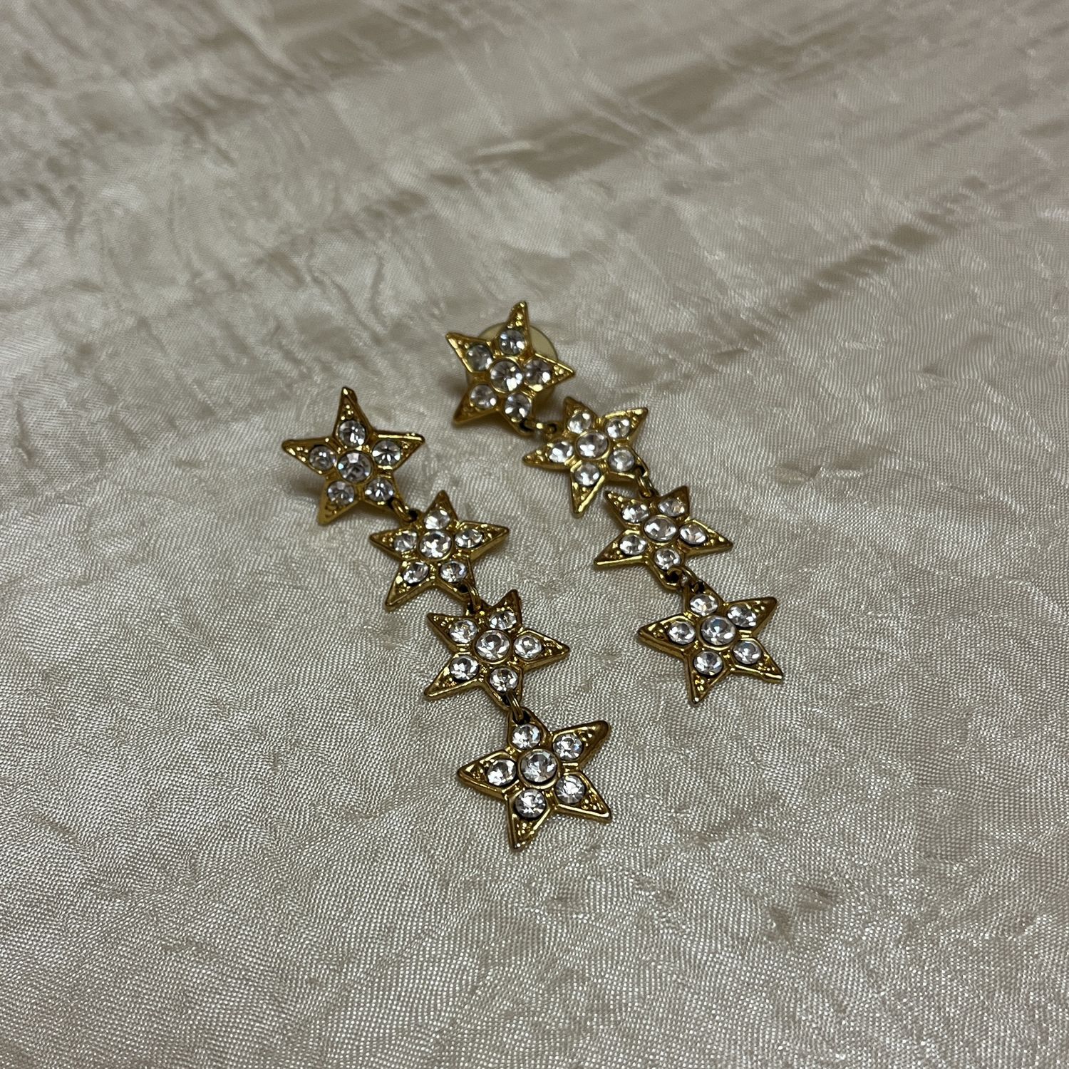 Gold Shooting Star Earrings