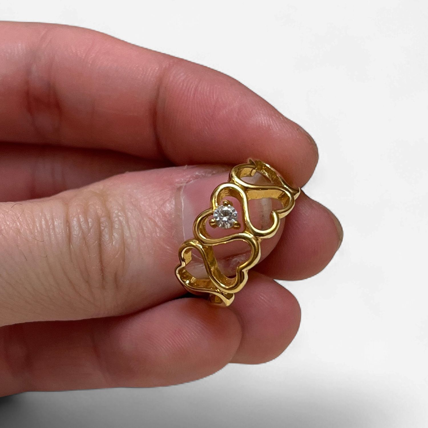 Gold hearts Ring