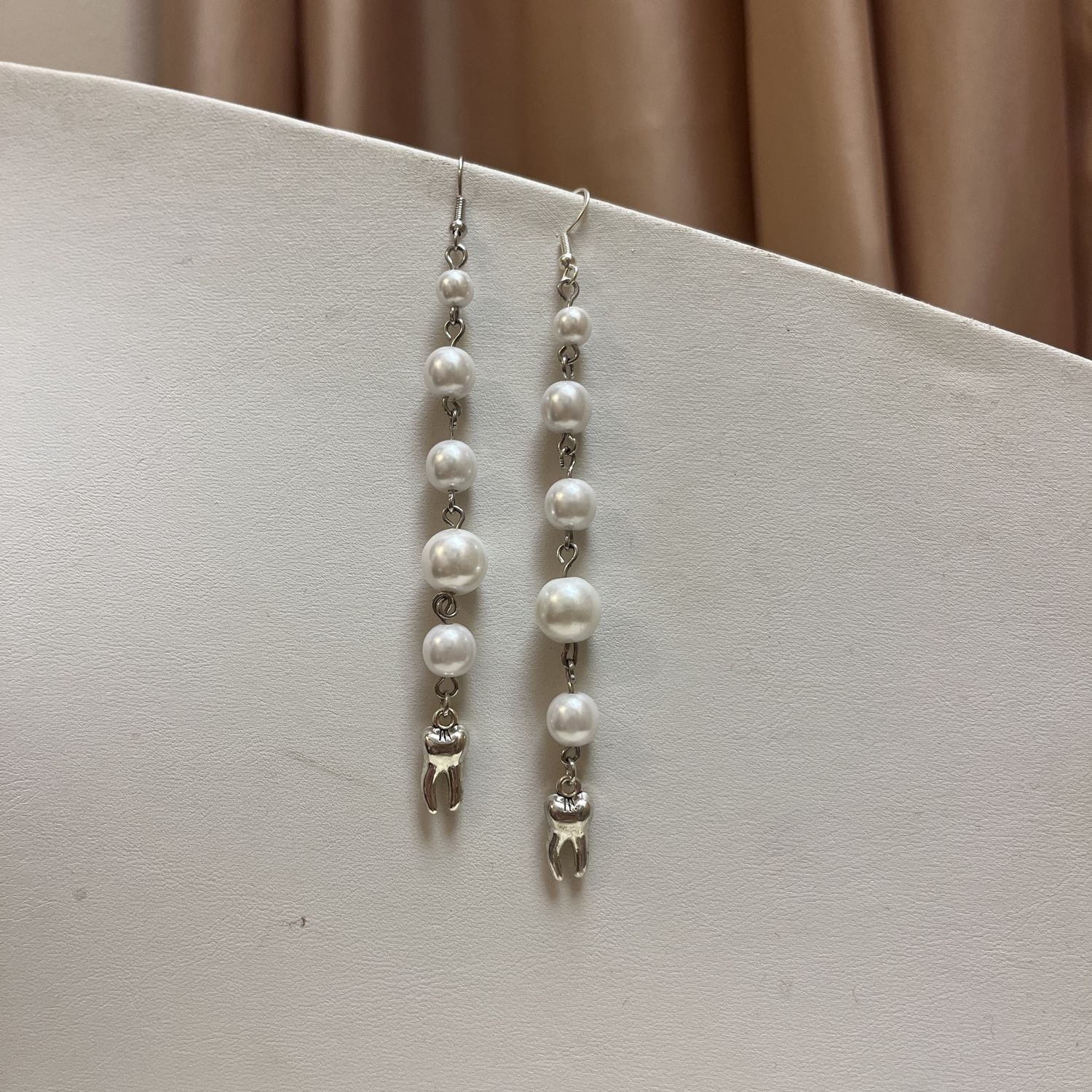 Tooth Pearl Earrings