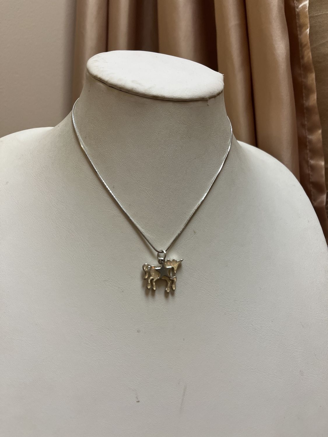 Unicorn and Star Necklace