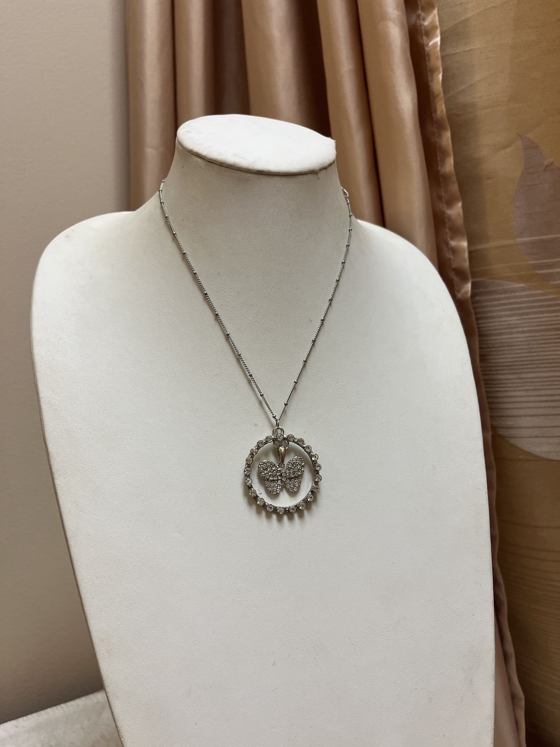 Butterfly Halo Necklace