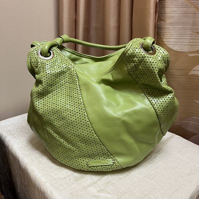 Lime Green Slouchy Bag