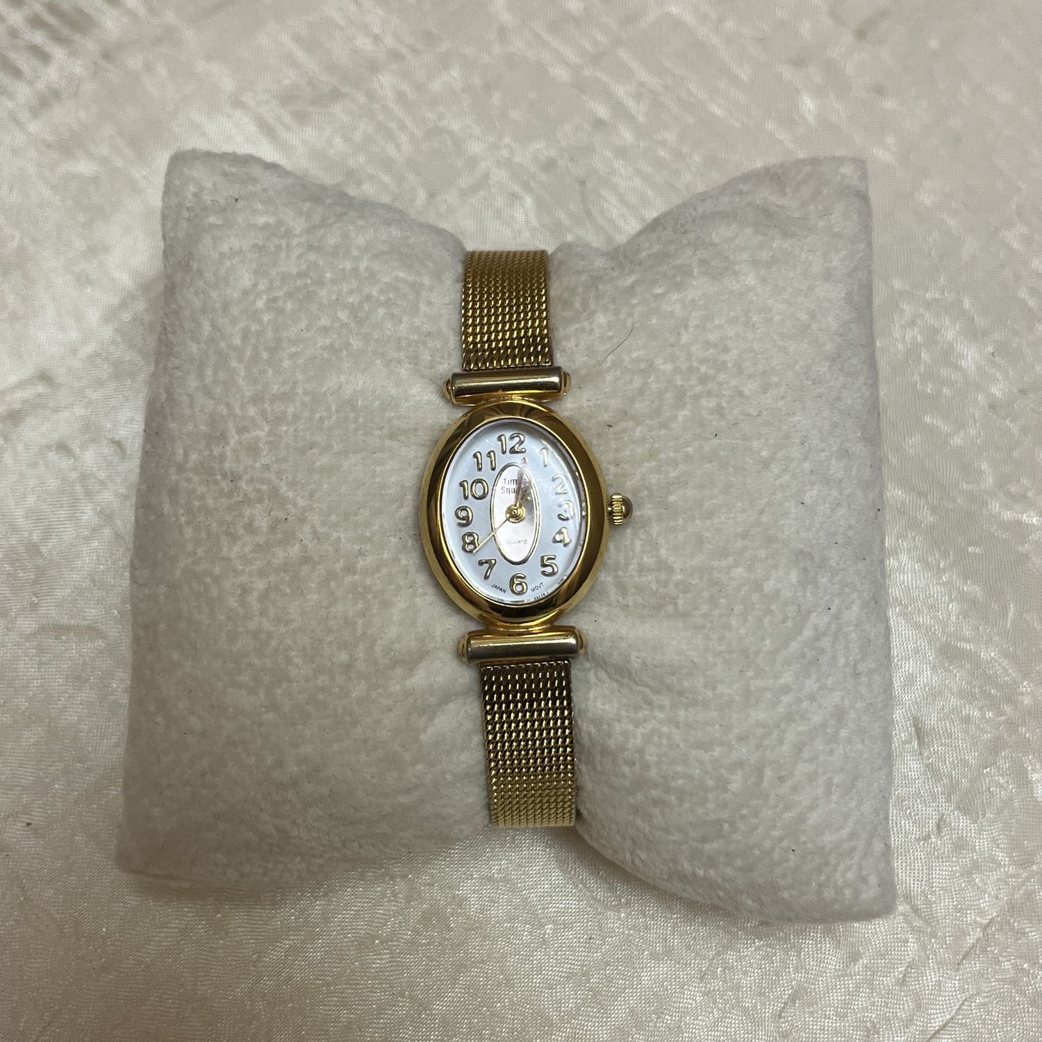 Gold Metal Band Watch