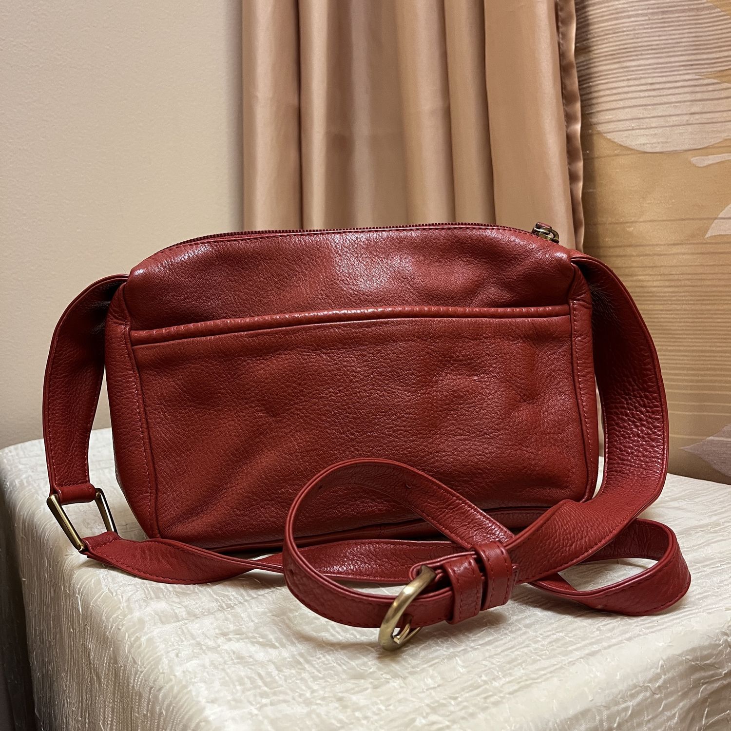 Red Leather Purse