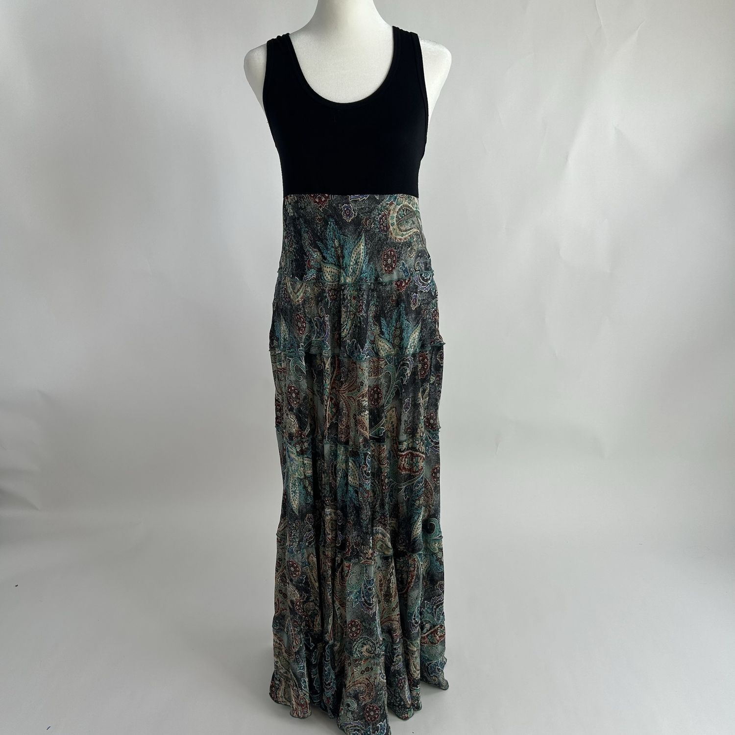 Paisley Ruffle Dress