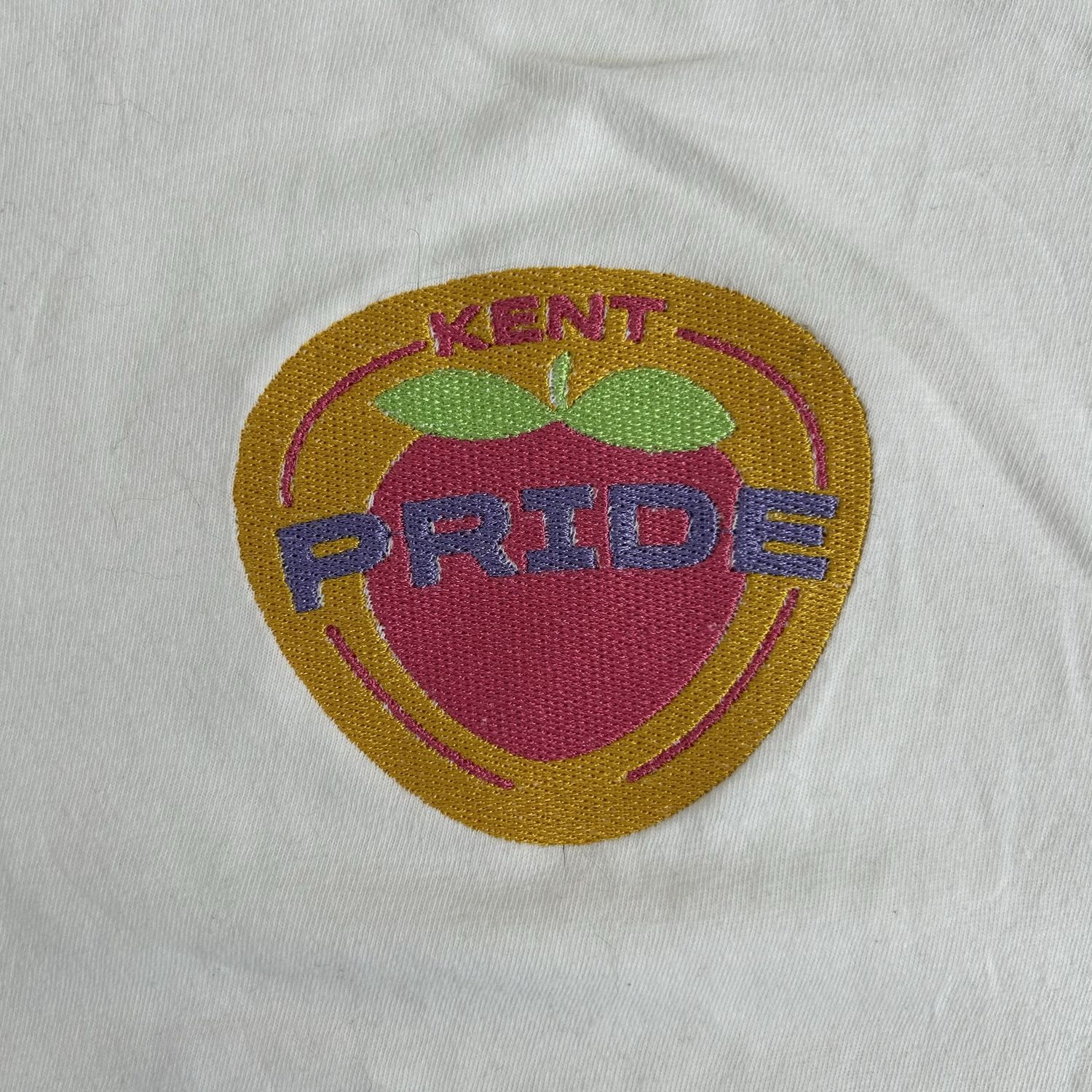 Kent Pride Peach Embrodiery