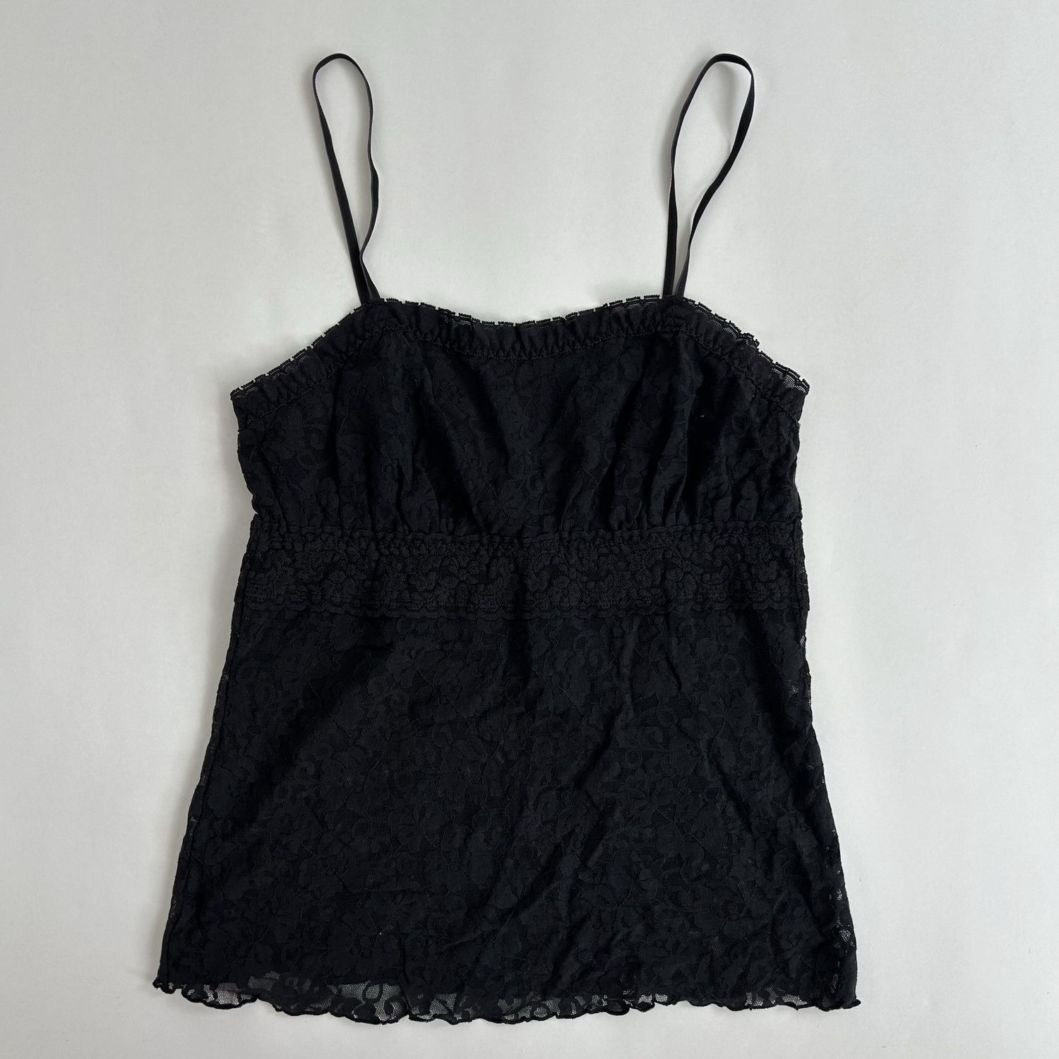 Black lace tank