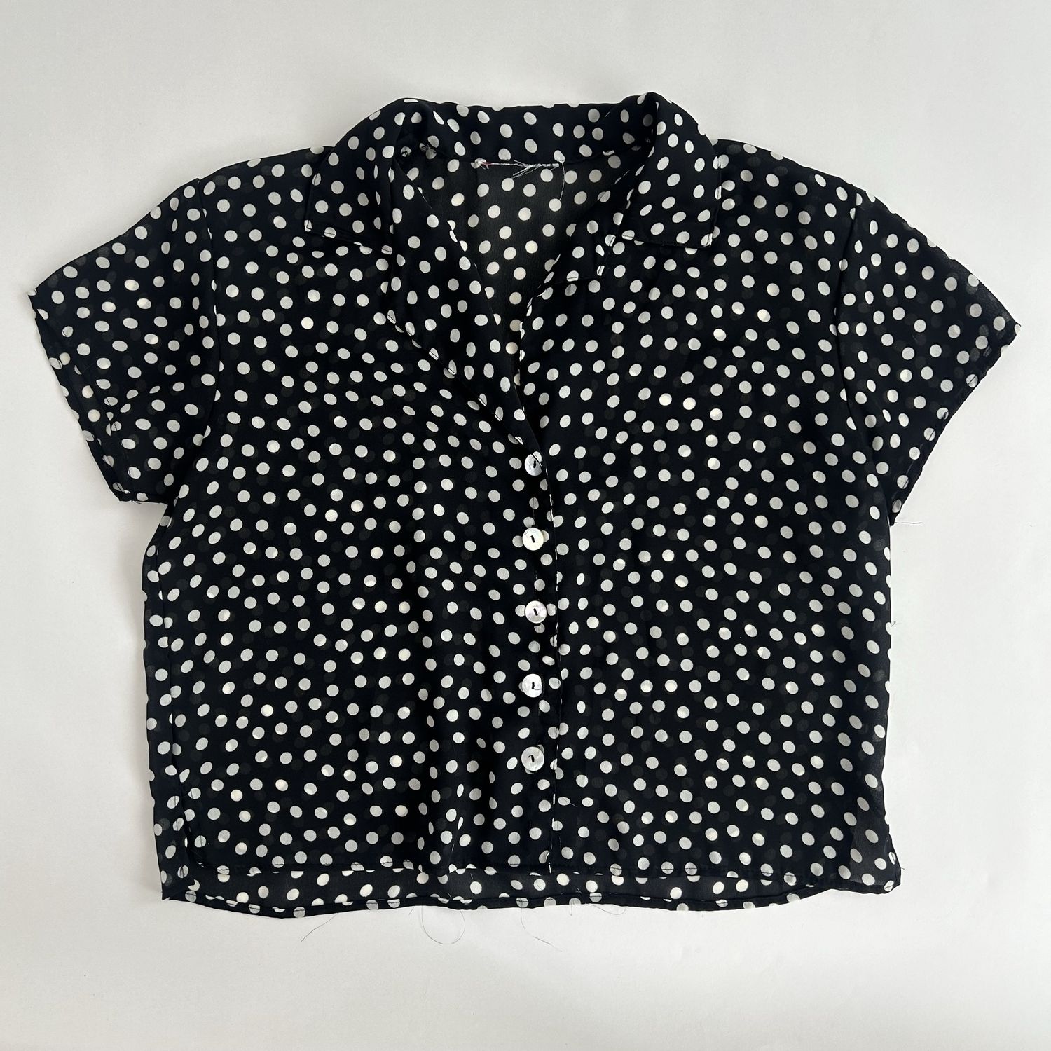Polka dot blouse