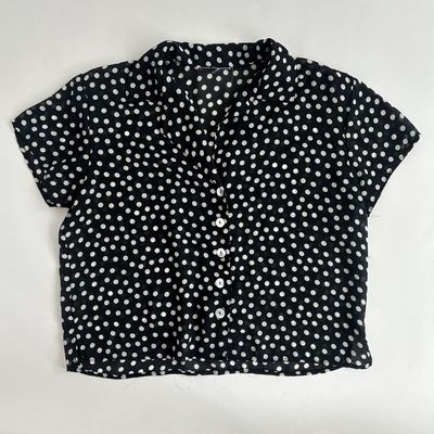 Polka dot blouse