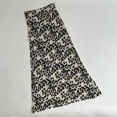 Leopard maxi skirt